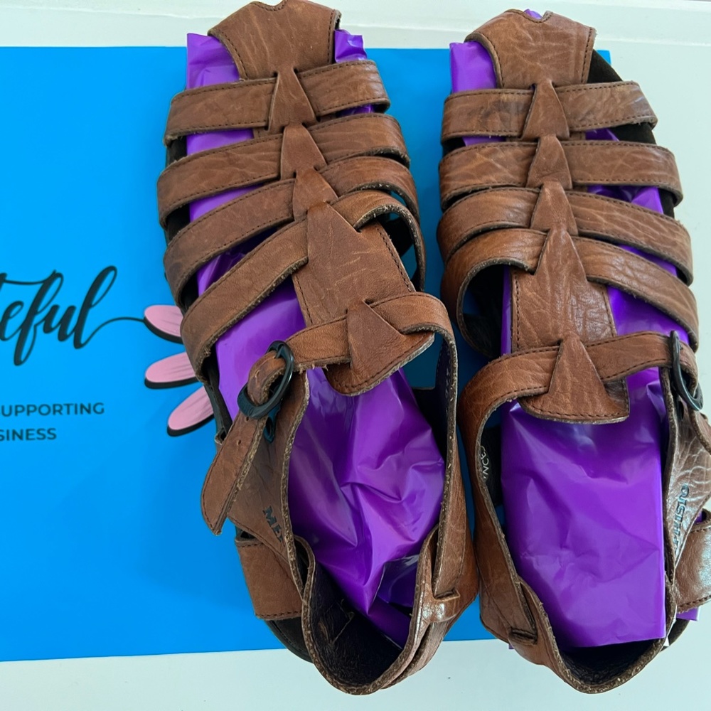 Mephisto Leather Sandals